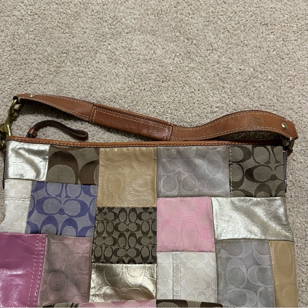 Coach Multicolor Patchwork Shoulder Bag - image 4